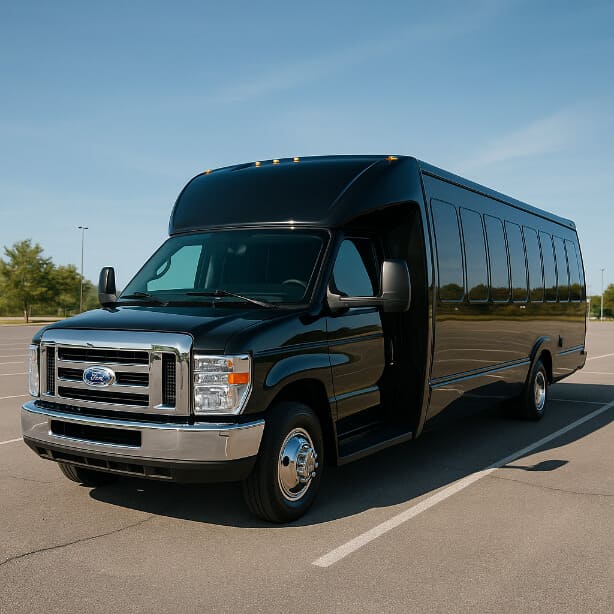 Frisco Shuttle Bus Rentals 18 Passenger Shuttle Bus