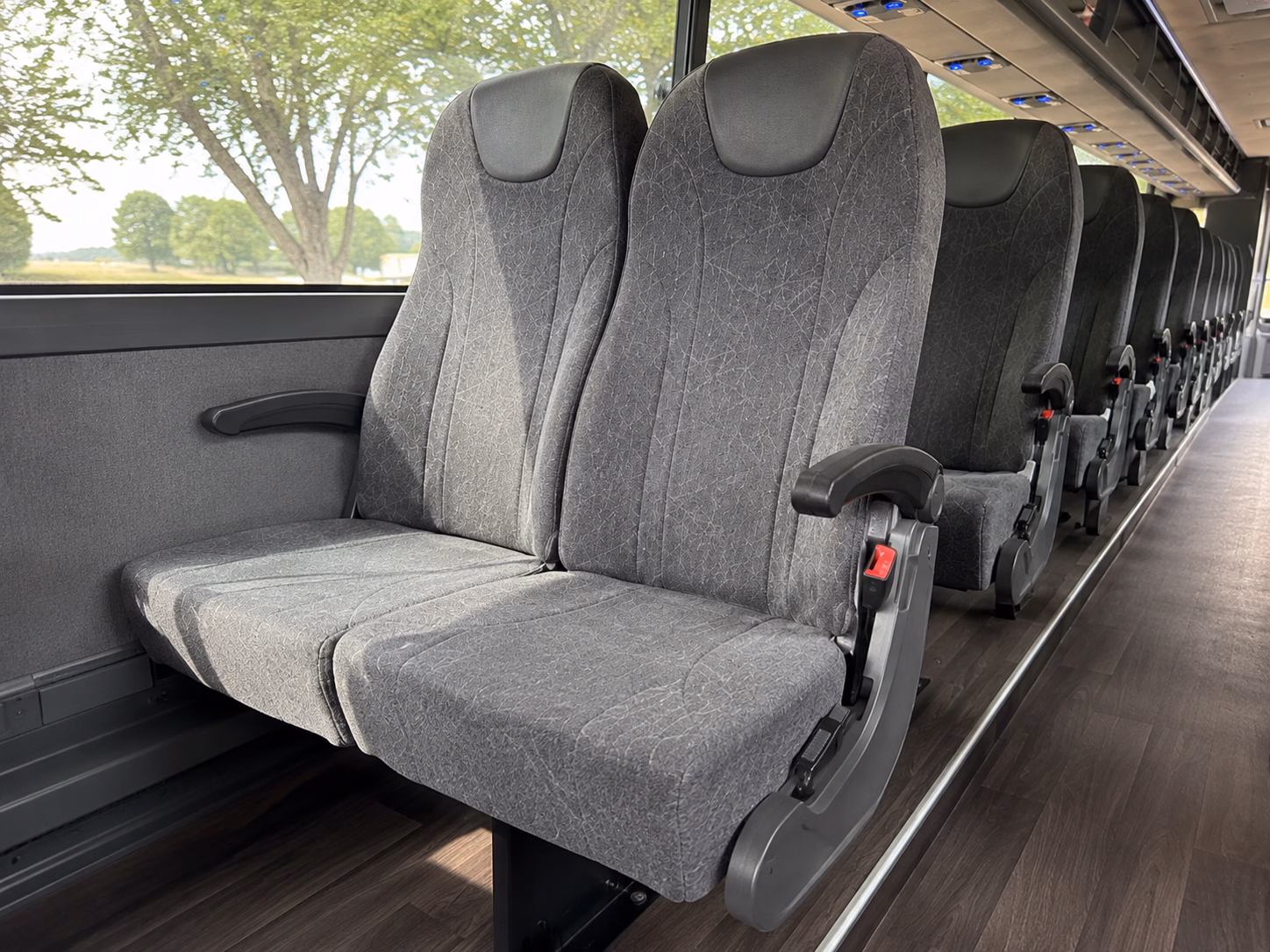 frisco charter bus services inside