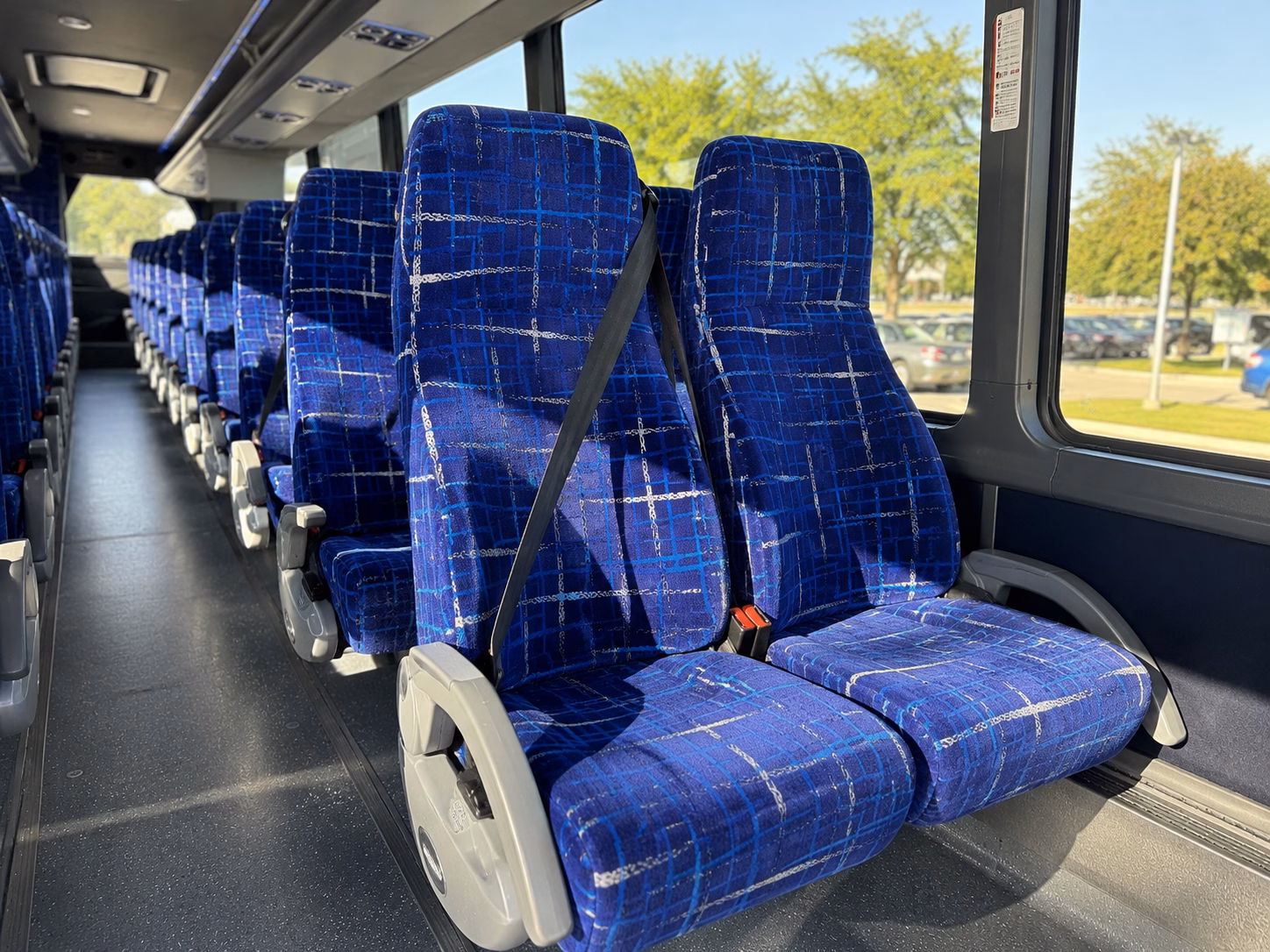 frisco construction and film crew shuttle buses